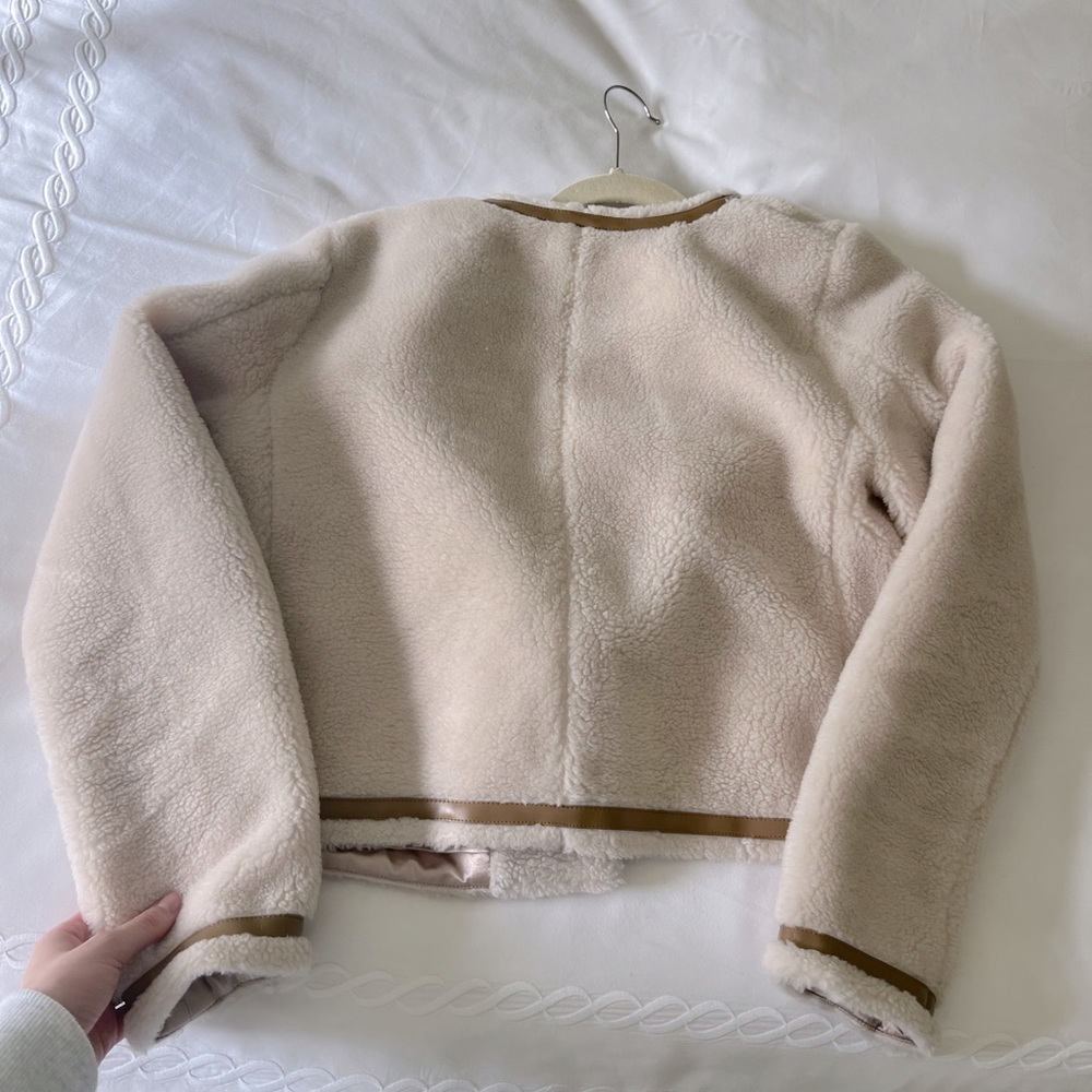 Nwot Jcrew Collection Lady Jacket In Sherpa Blend - image 4